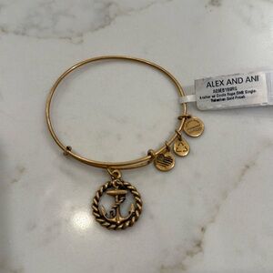 Alex and Ani Anchor charm bracelet
